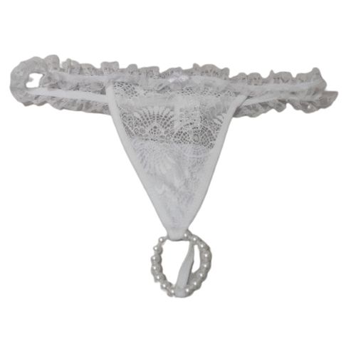 Tanguinha Tailandesa Aarem Pérola Fio - Branca