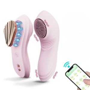 Calcinha vibratória por aplicativo Rosa