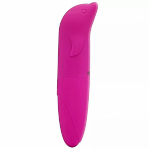 Vibrador Golfinho Ponto G  Aveludado Pink