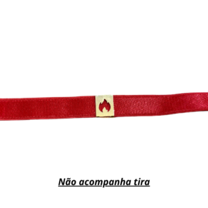 Plaquinha Foguinho Vazado