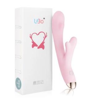 Vibrador Deer Aquecimento e Ponto G Rosa