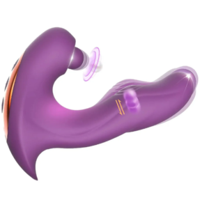 Vibrador Penetrável com Bolinha Estimuladora de Clitóris
