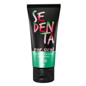 Sedenta Por Oral Melancia Gel Vibrante Comestível com Glitter 50g