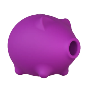 Porquinho com Sugador de Clitóris Roxo