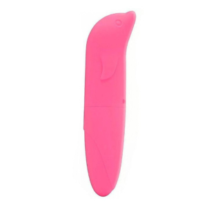 Vibrador Golfinho Ponto G Aveludado Rosa